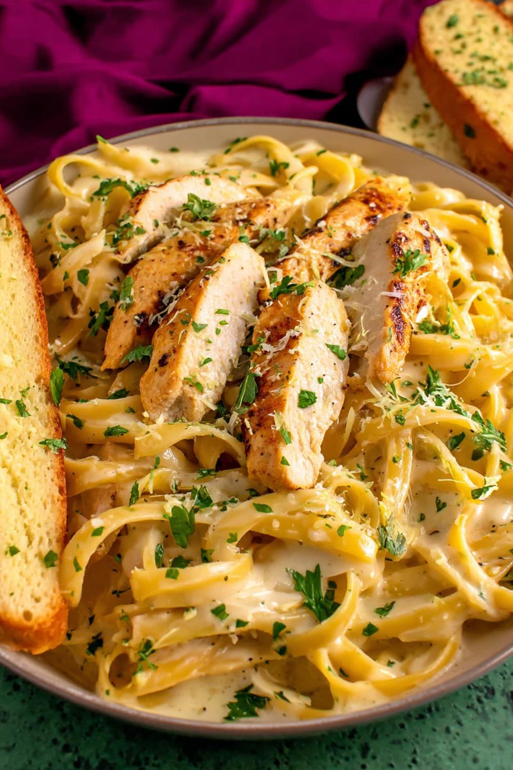 Romige Kip Fettuccine Alfredo