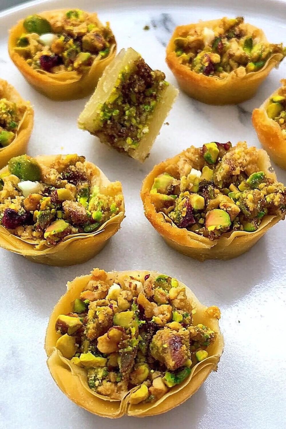 Baklava Cups met Notenmix