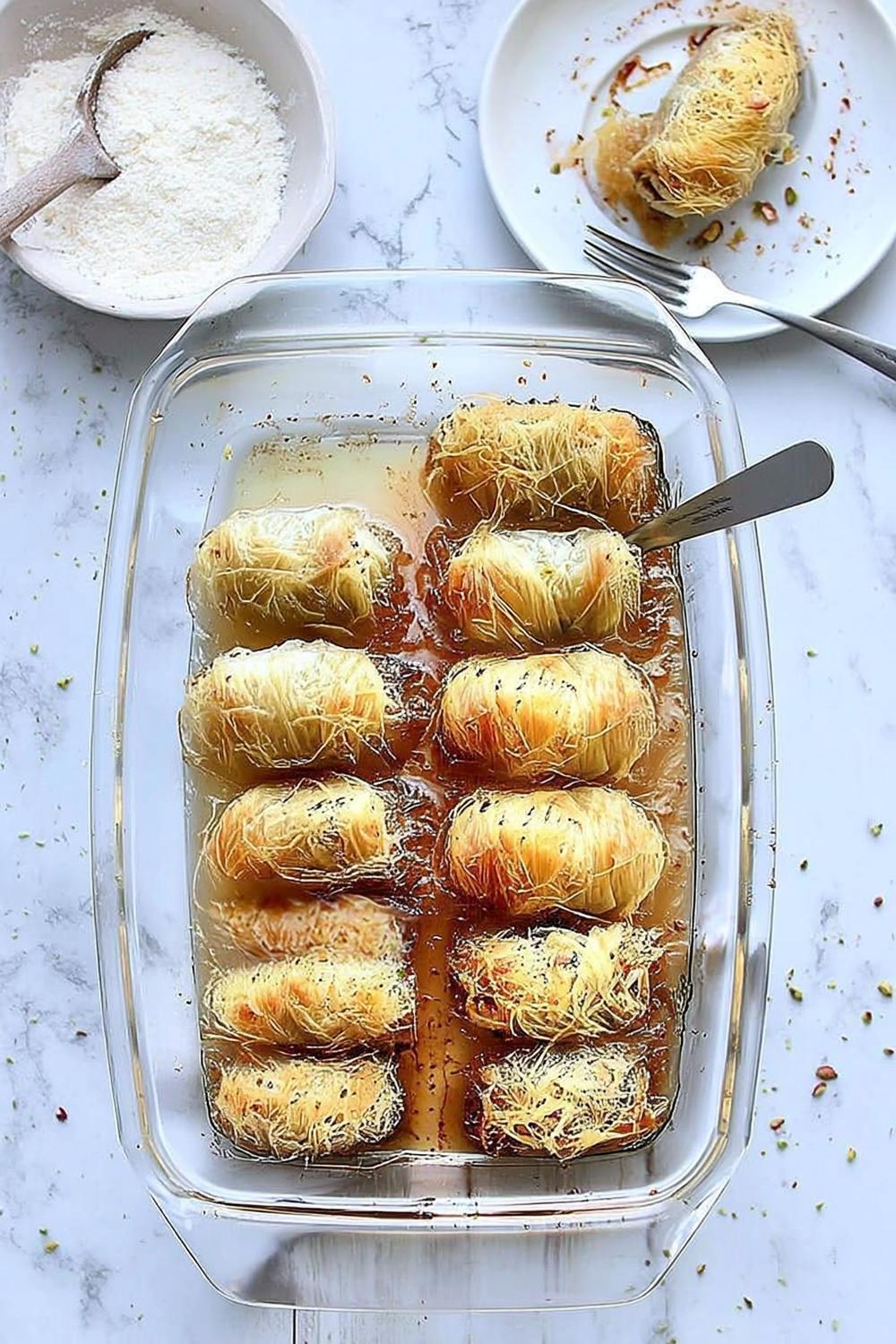 Kadayif Nesten in Ovenschaal