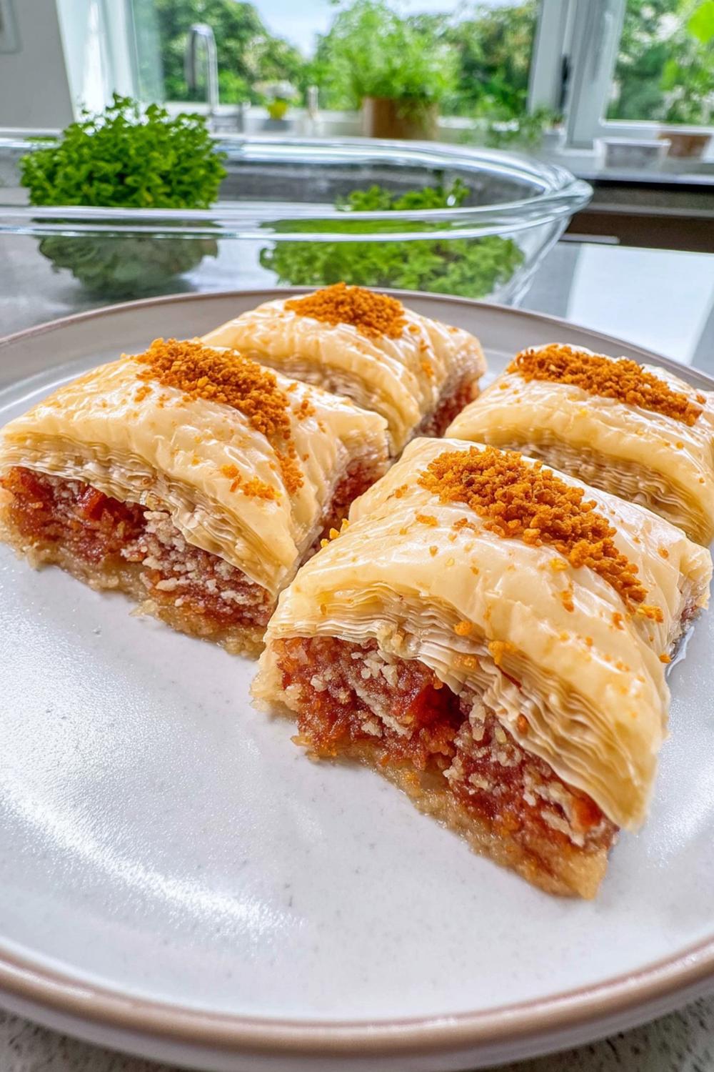 Moderne Keuken Baklava Presentatie