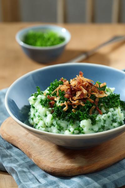 2. Boerenkool stamppot recept met spekjes en krokante ui