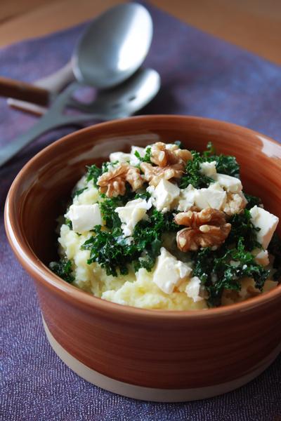 7. Boerenkool stamppot recept met geitenkaas en walnoten