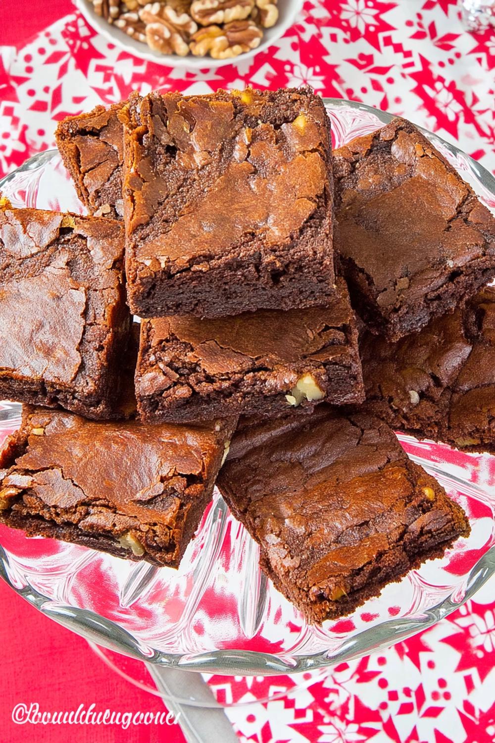 Feestelijke Noten Brownies