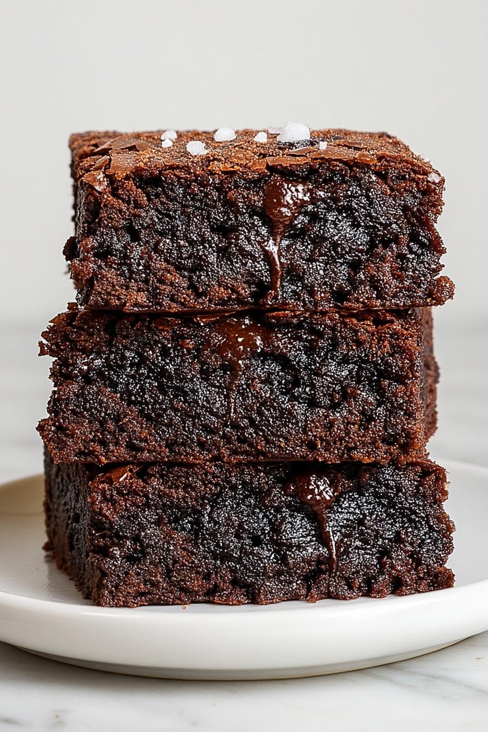 Fudgy Chocolade Stapels