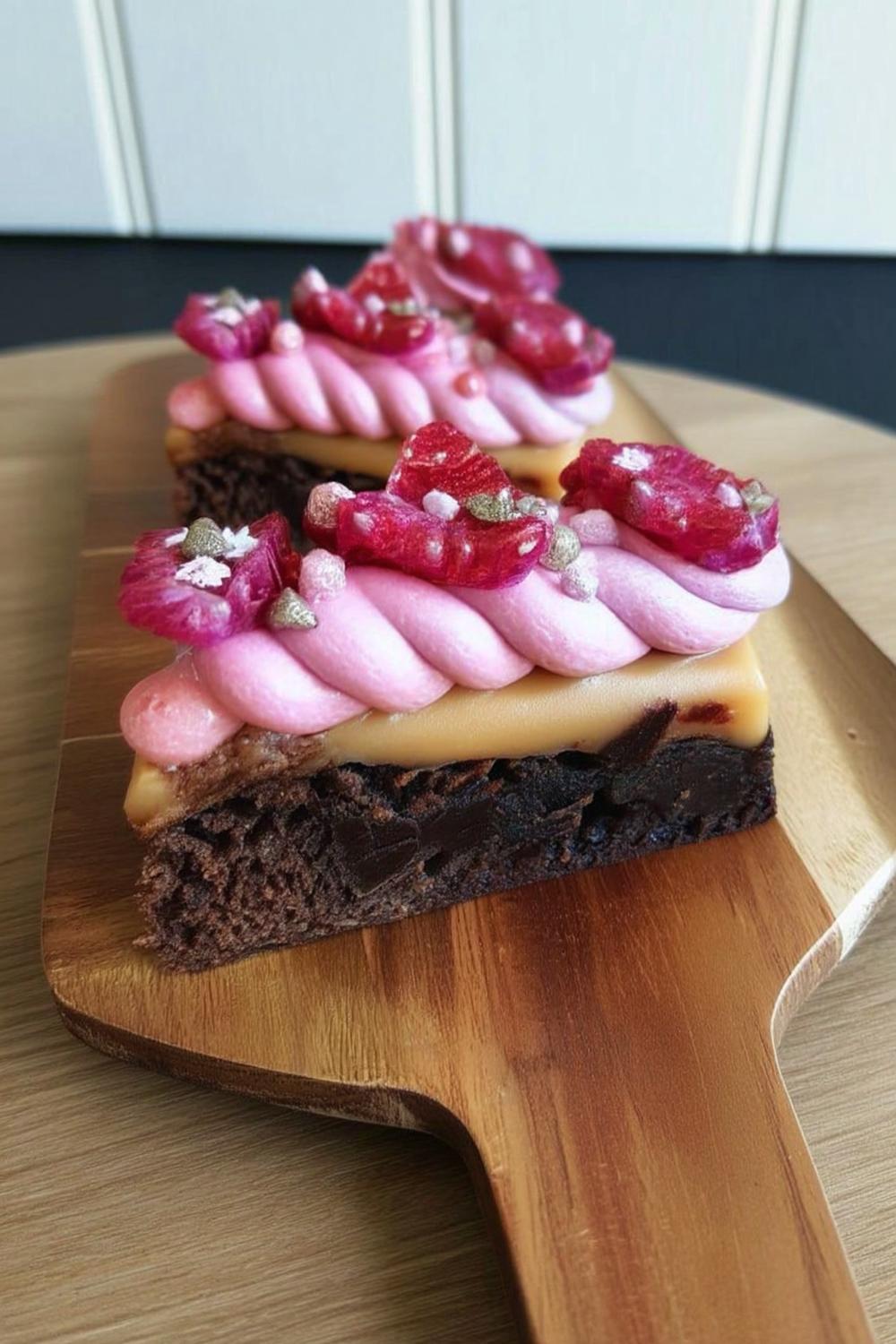 Roze Decoratie Brownies