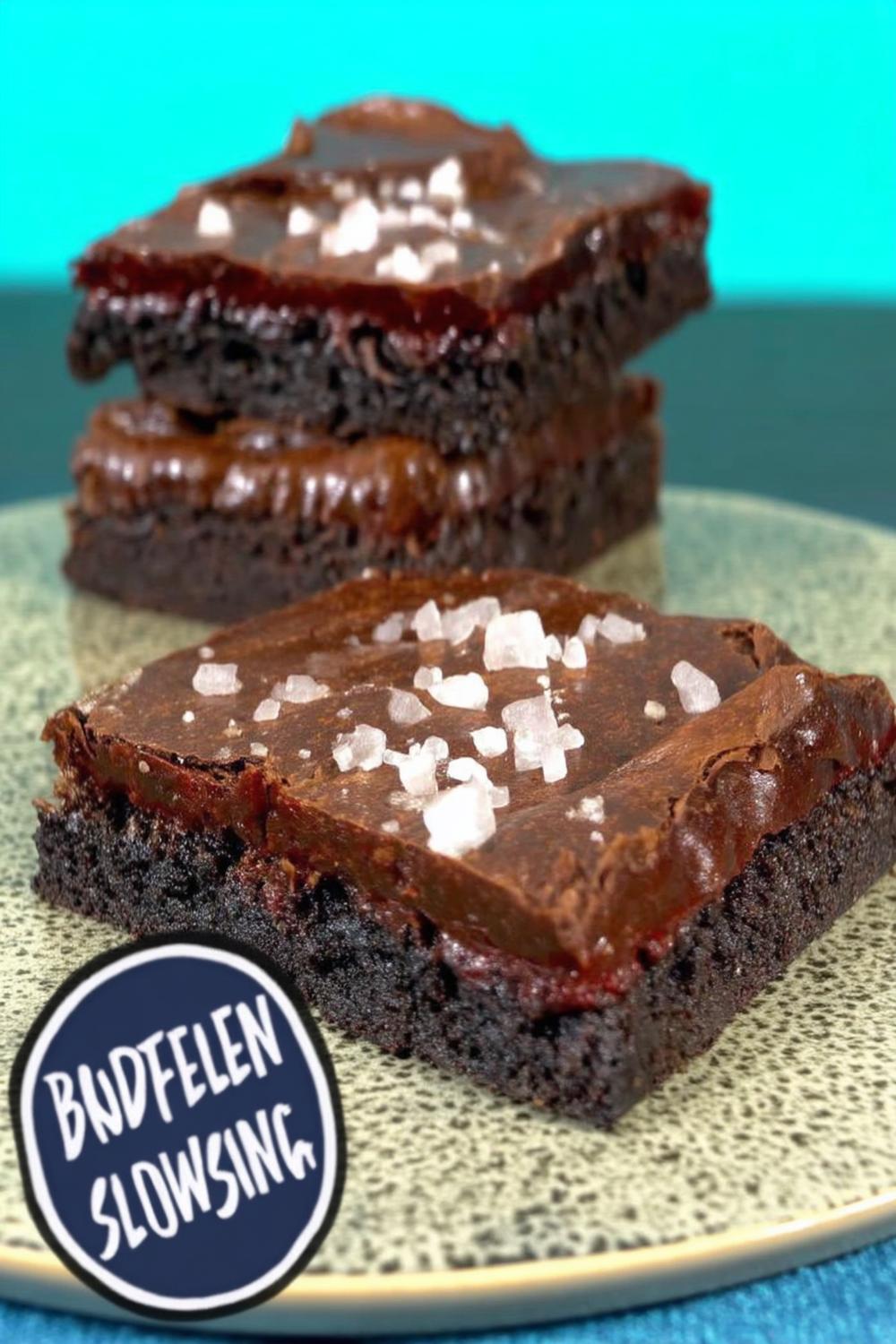 Zeezout Chocolade Brownies