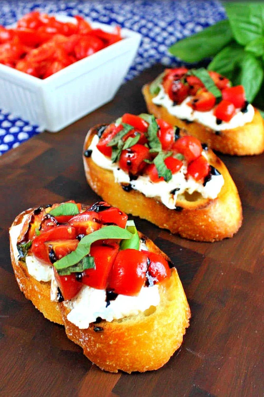 Gegrilde Mozzarella Tomaat