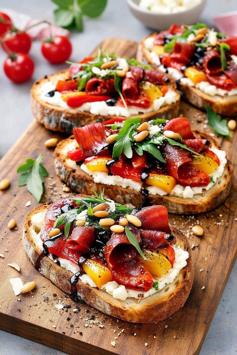 Geroosterde Paprika Champignons