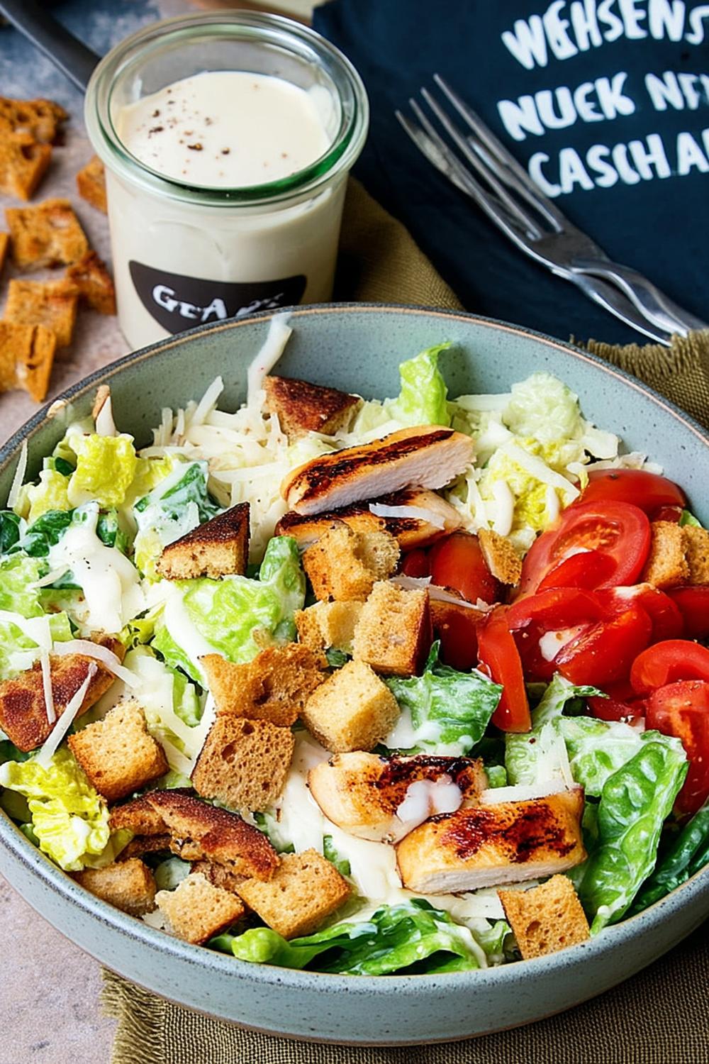 Knapperige Kip met Romige Dressing