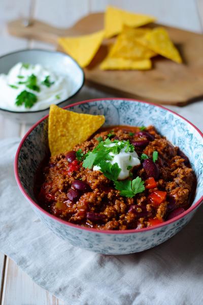 2. Chili con carne recept met gerookt paprikapoeder en donkere randjes