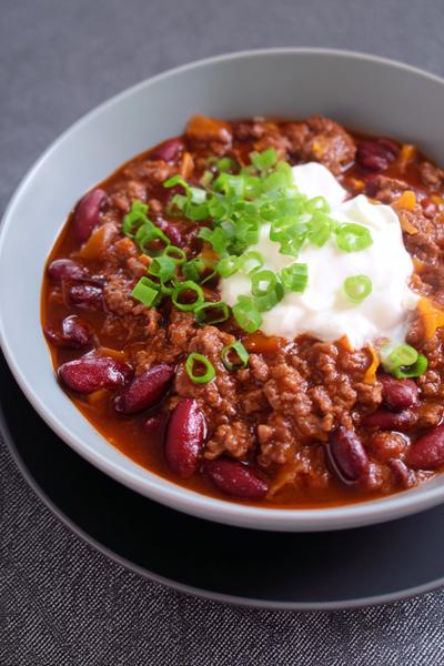 26. Chili con carne recept uit de slowcooker met dikke, rustige pruttel
