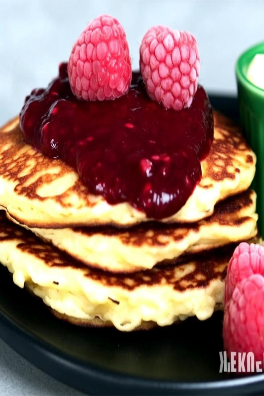 Fluffige Bessen Pannenkoeken