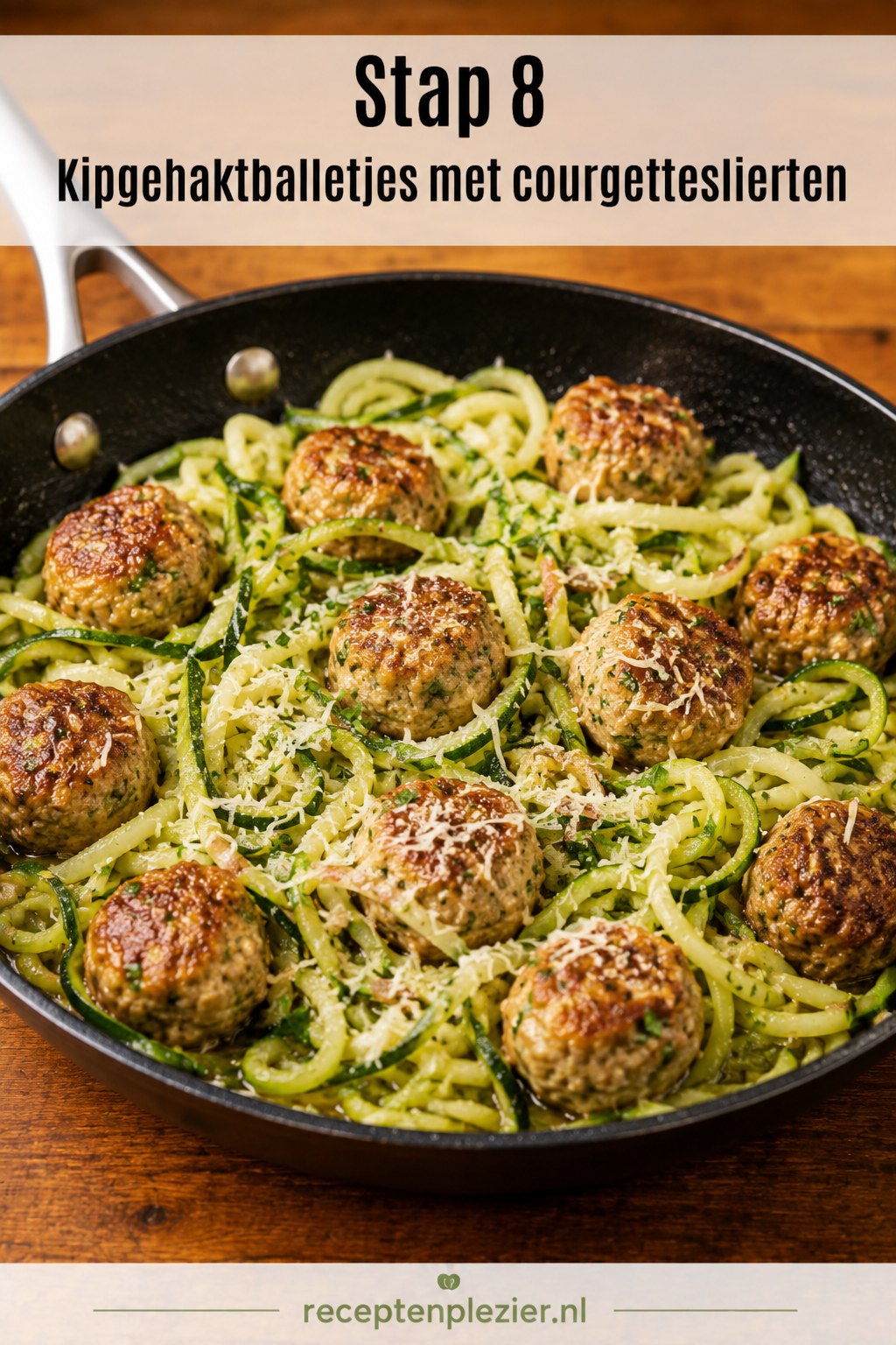 Kipgehaktballetjes Met Courgetteslierten - Licht Avondeten