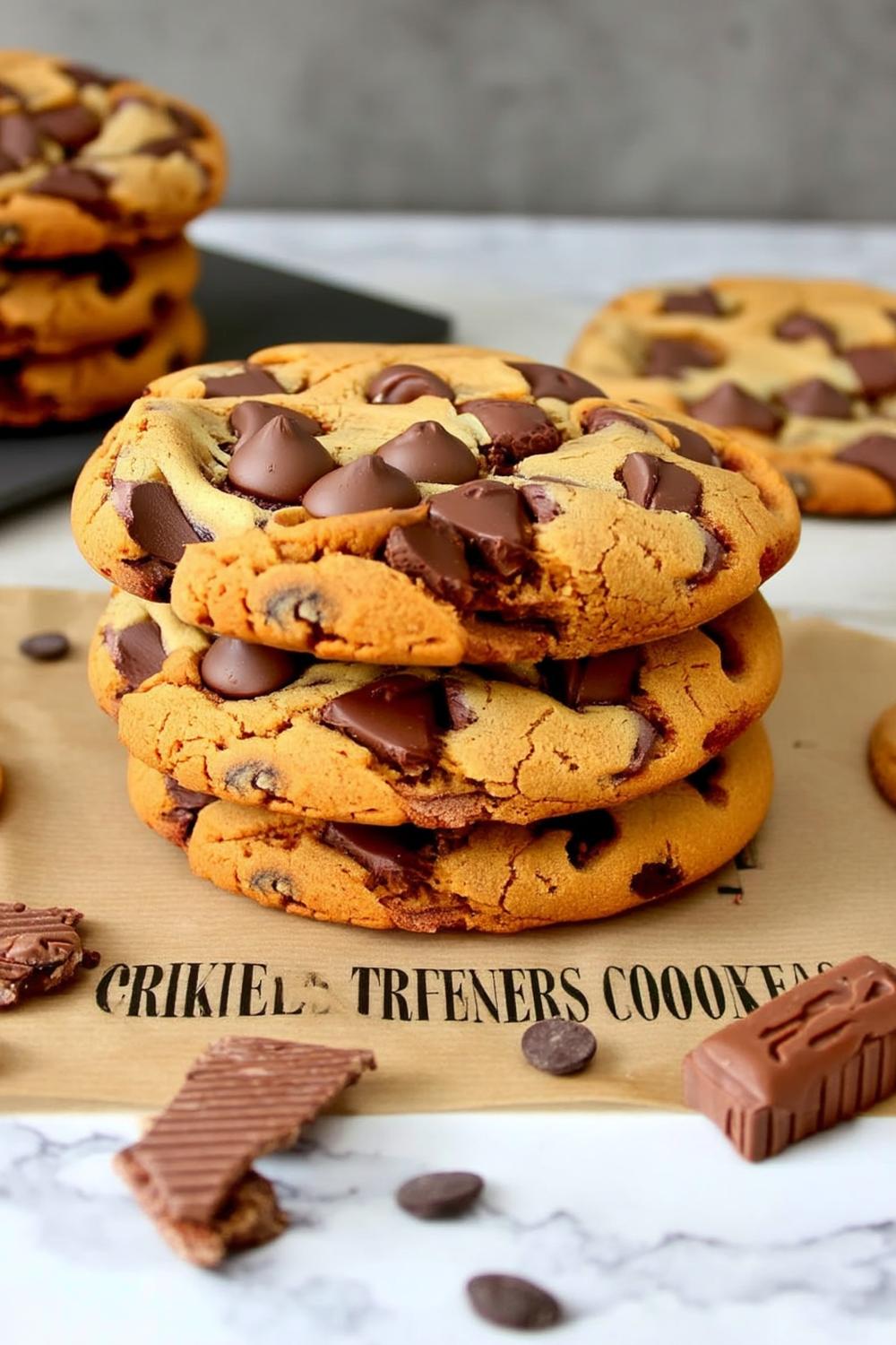 Chocolade chip suiker koekjes