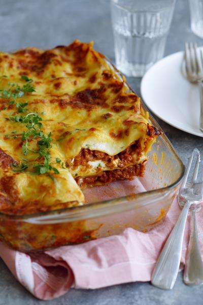 2. Lasagne recept met spinazie-ricotta en citroenrasp