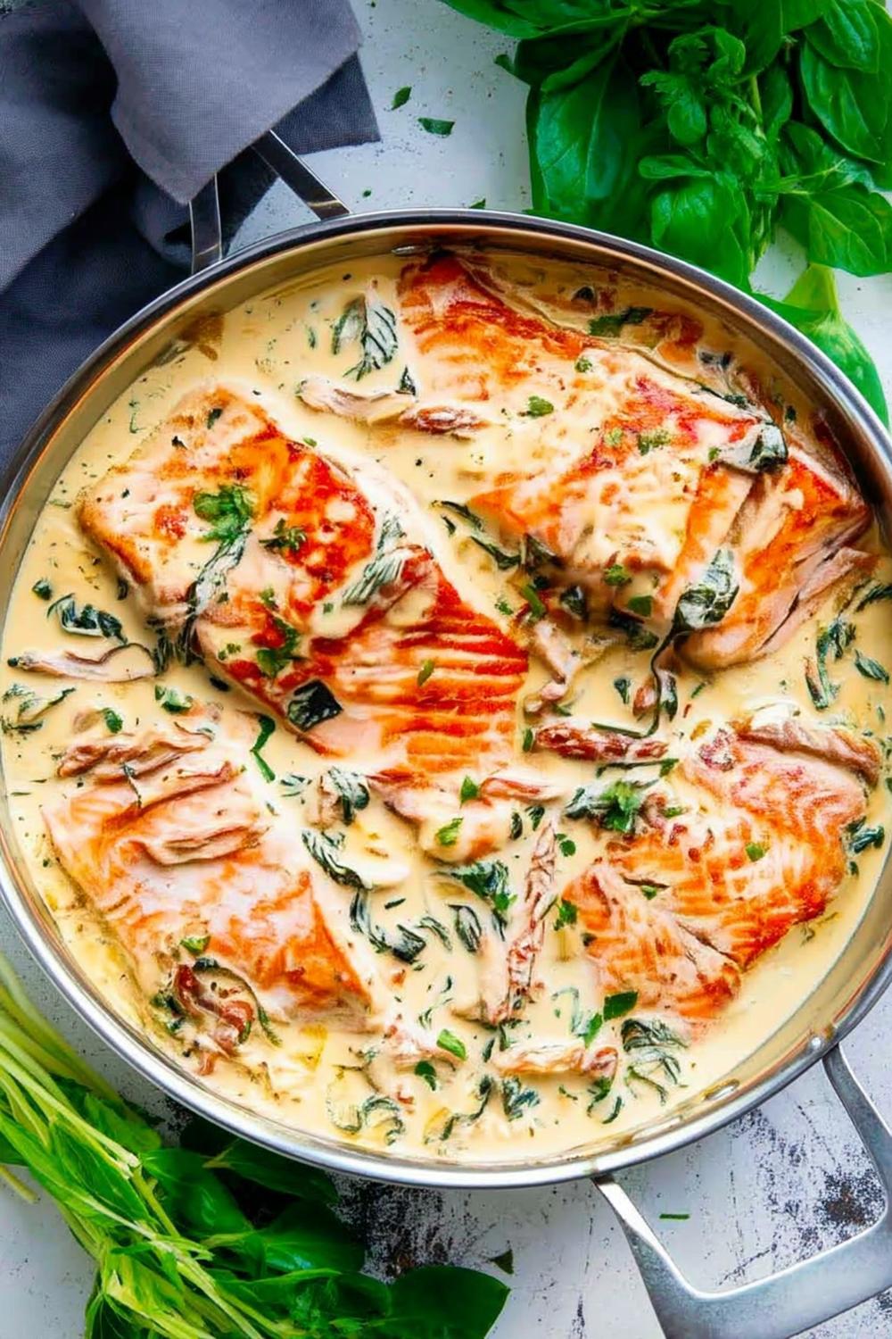 Aziatische zalm met mango