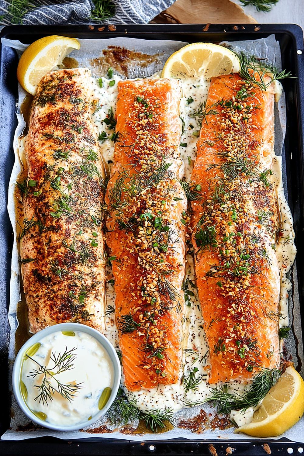 Gravad lax met dille