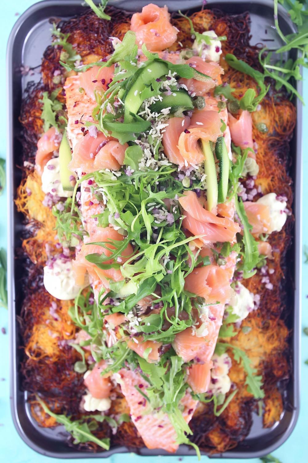 Gerookte Zalm Ovenschotel