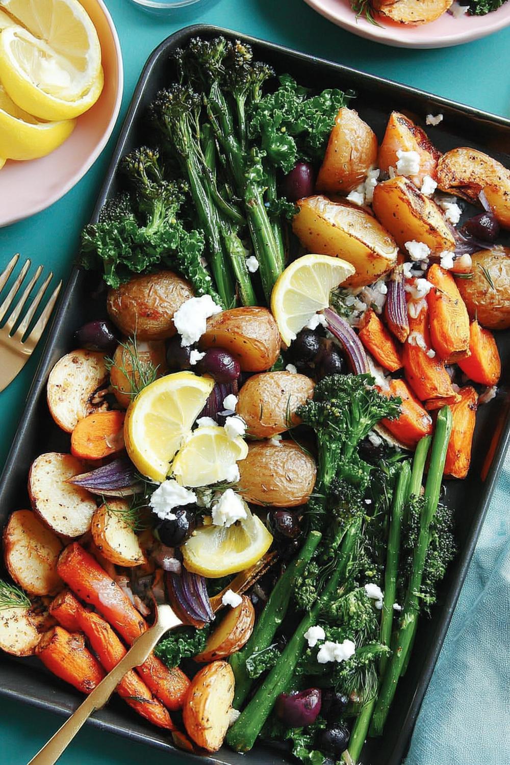Geroosterde groenten ovenschotel