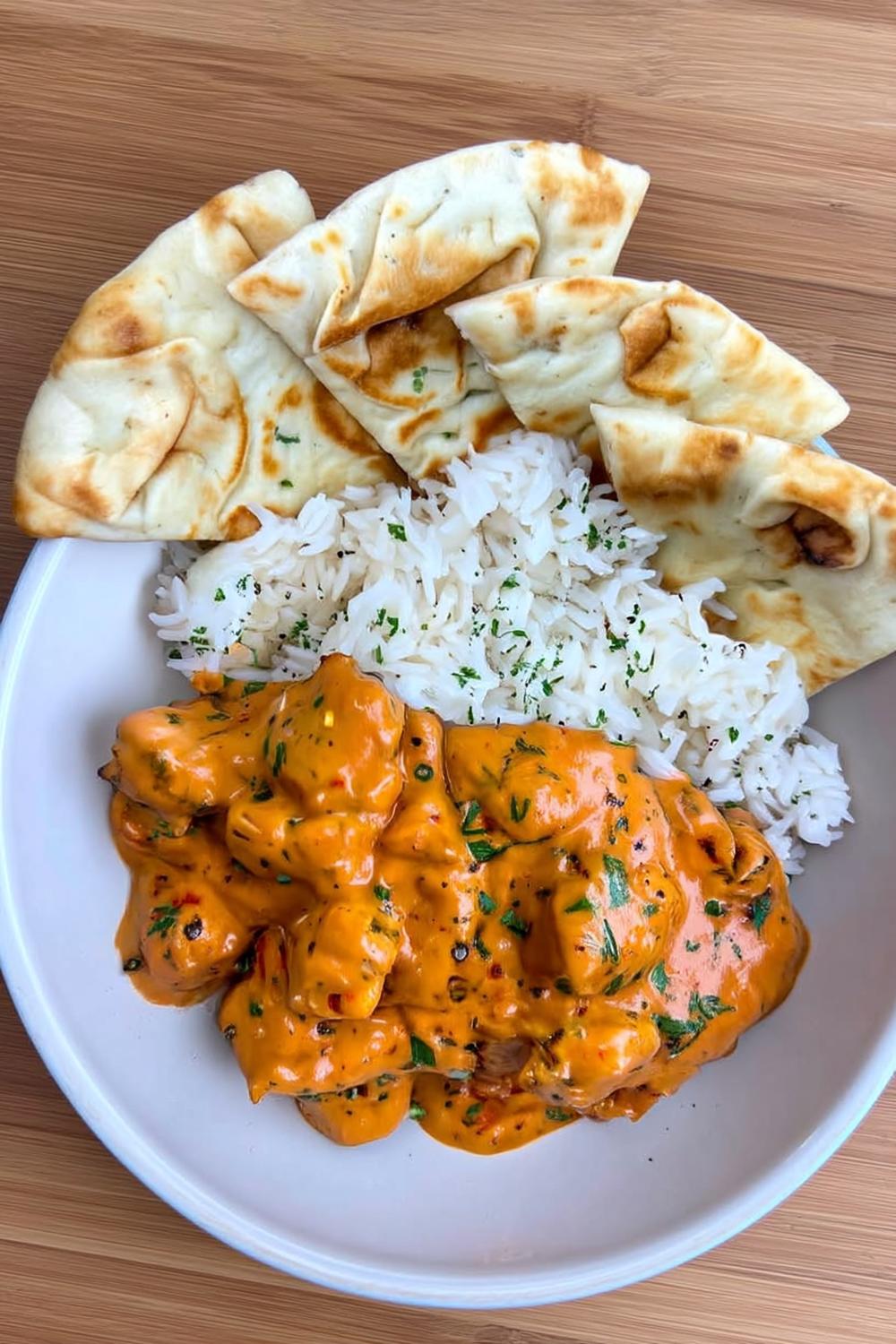 Indiase curry met naan