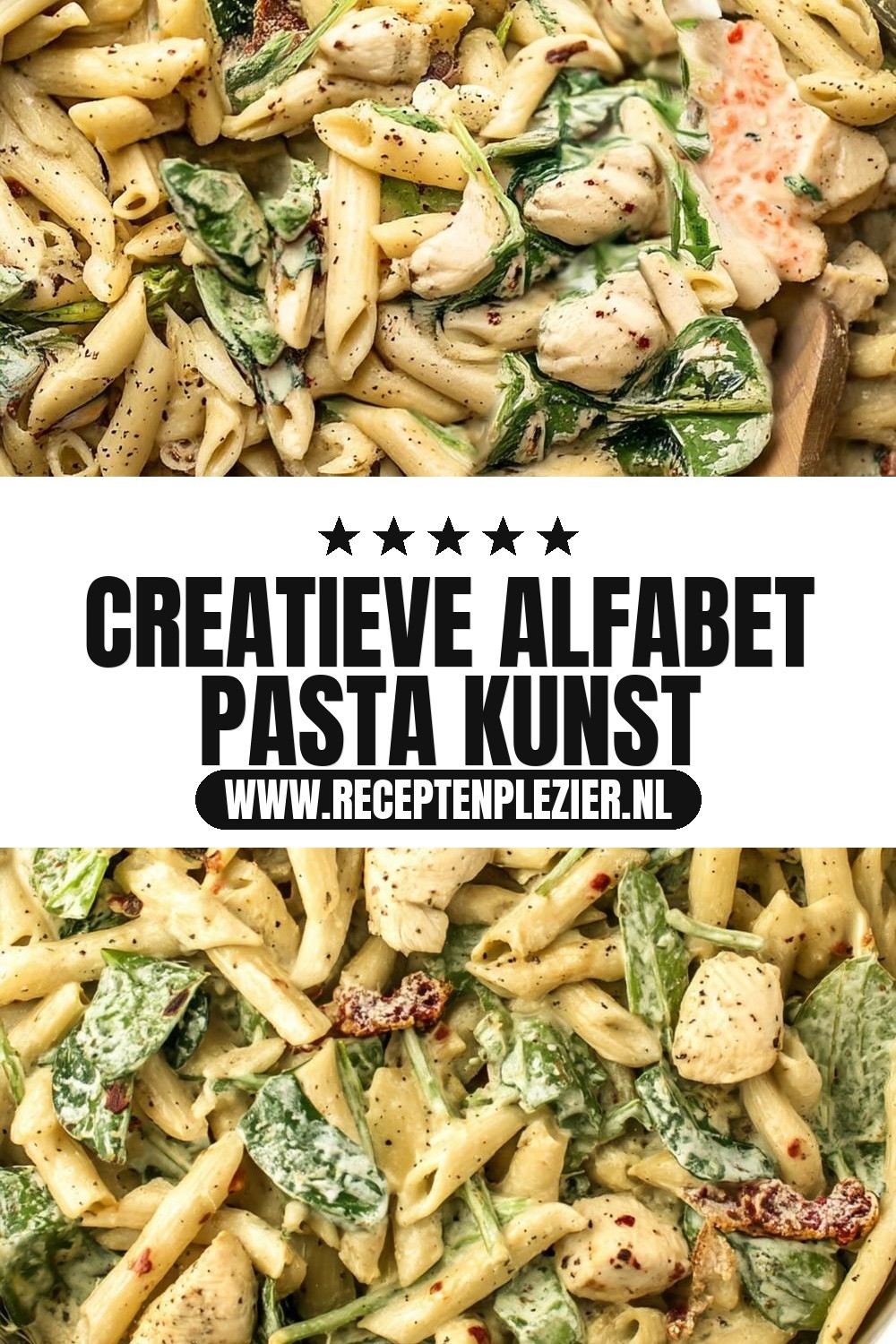 Creatieve Alfabet Pasta Kunst