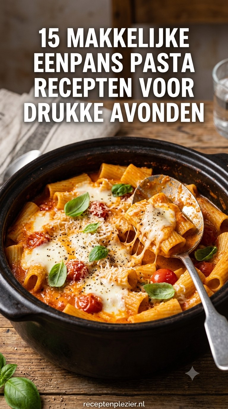 15 Makkelijke Eenpans Pasta Recepten voor Drukke Avonden