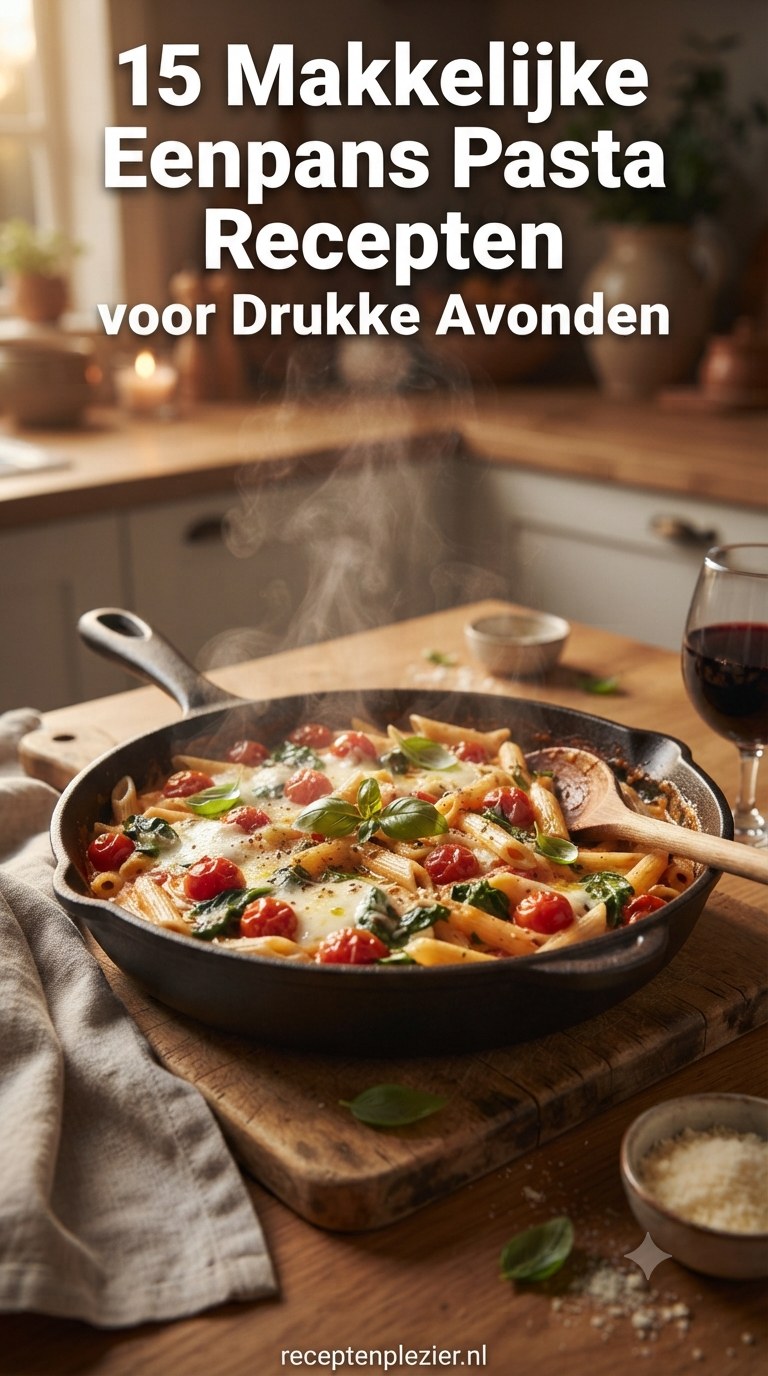 15 Makkelijke Eenpans Pasta Recepten voor Drukke Avonden