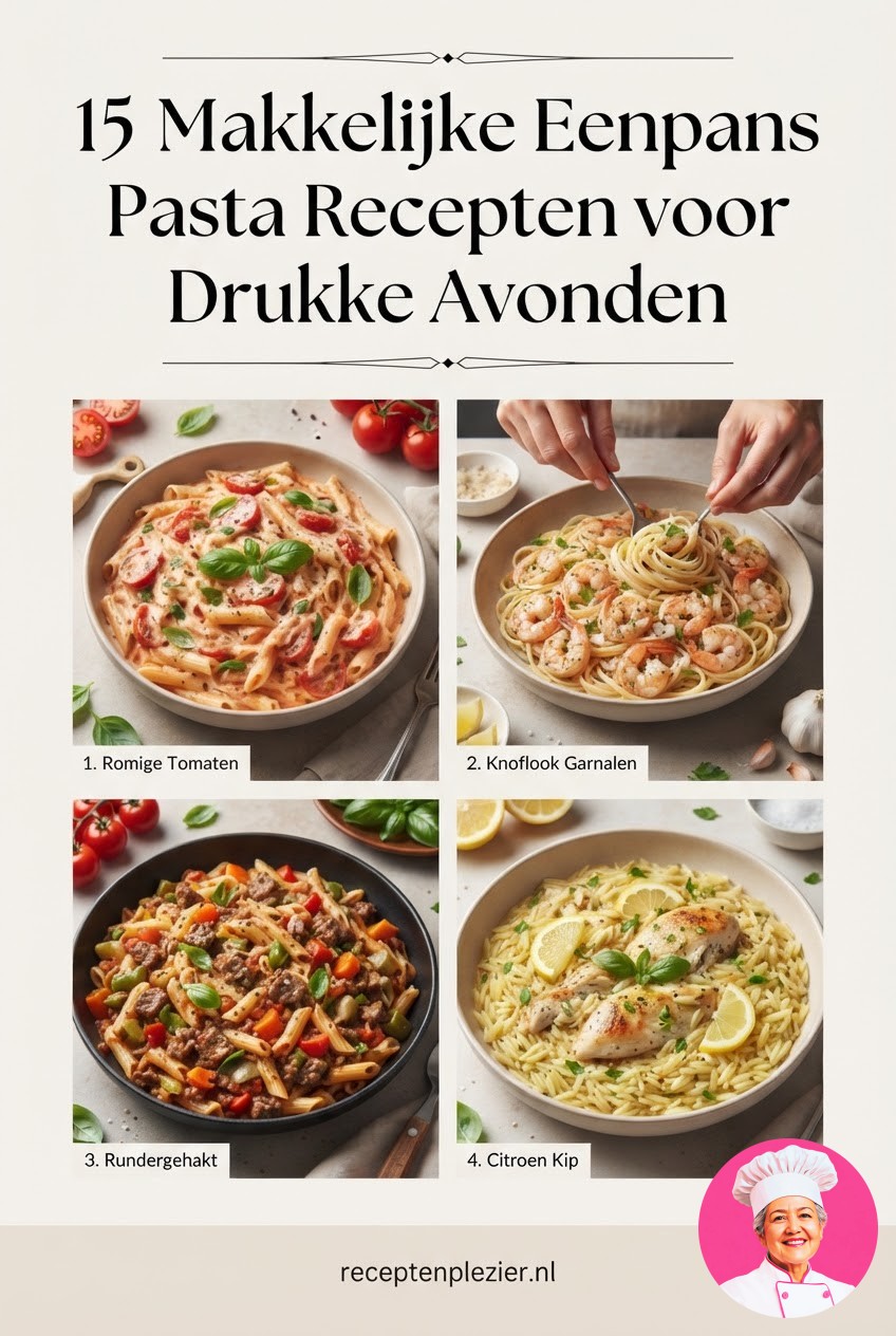 15 Makkelijke Eenpans Pasta Recepten voor Drukke Avonden