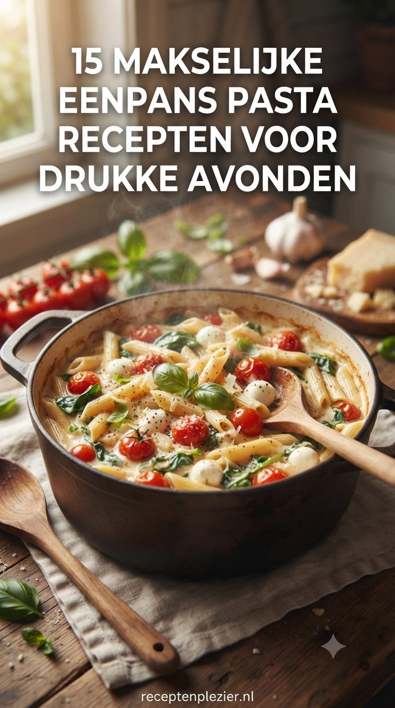 15 Makkelijke Eenpans Pasta Recepten voor Drukke Avonden