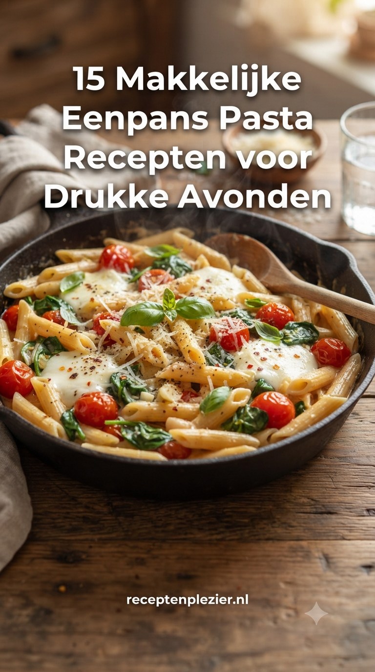 15 Makkelijke Eenpans Pasta Recepten voor Drukke Avonden