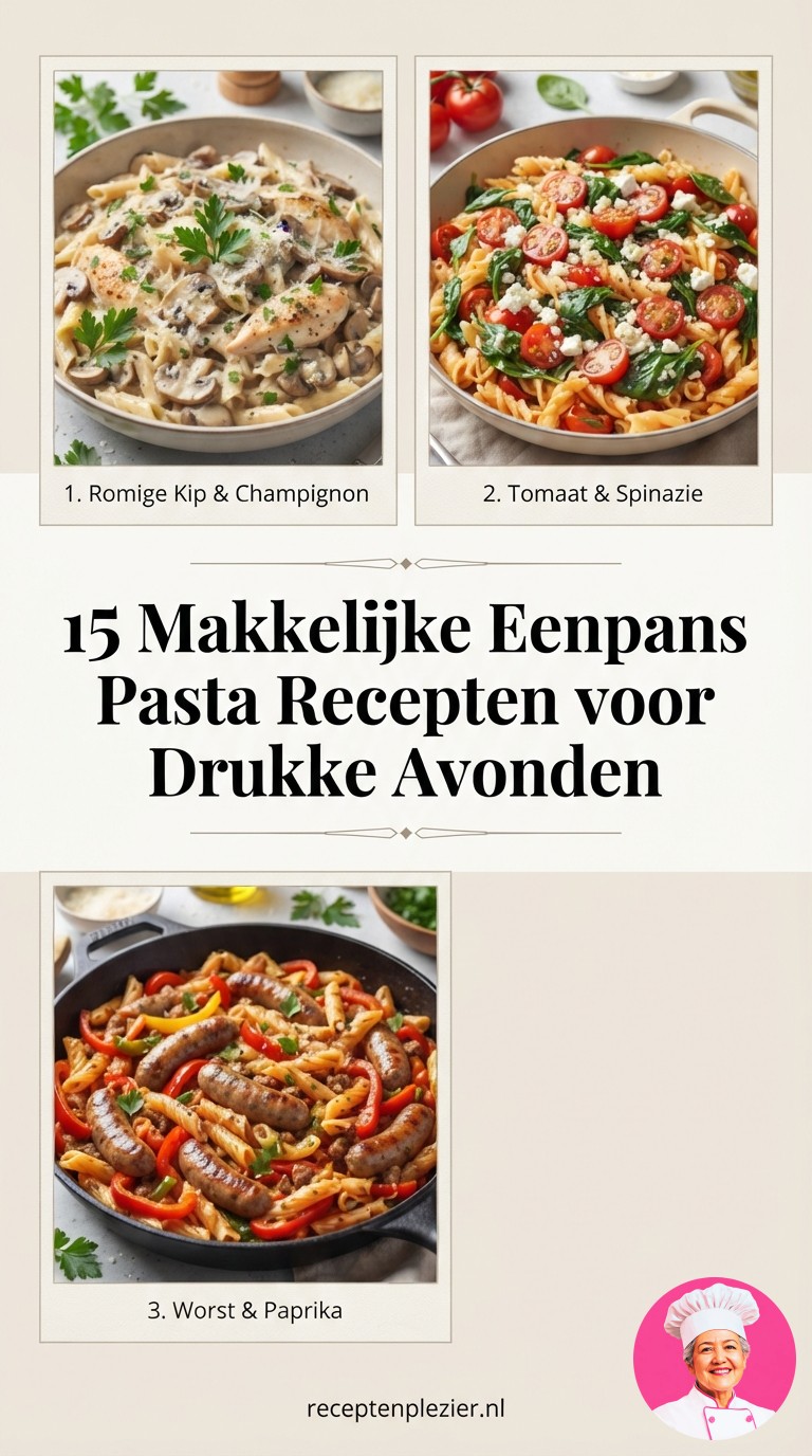 15 Makkelijke Eenpans Pasta Recepten voor Drukke Avonden