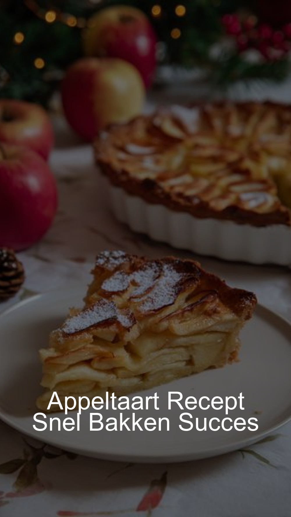 Appeltaart Recept Snel Bakken Succes