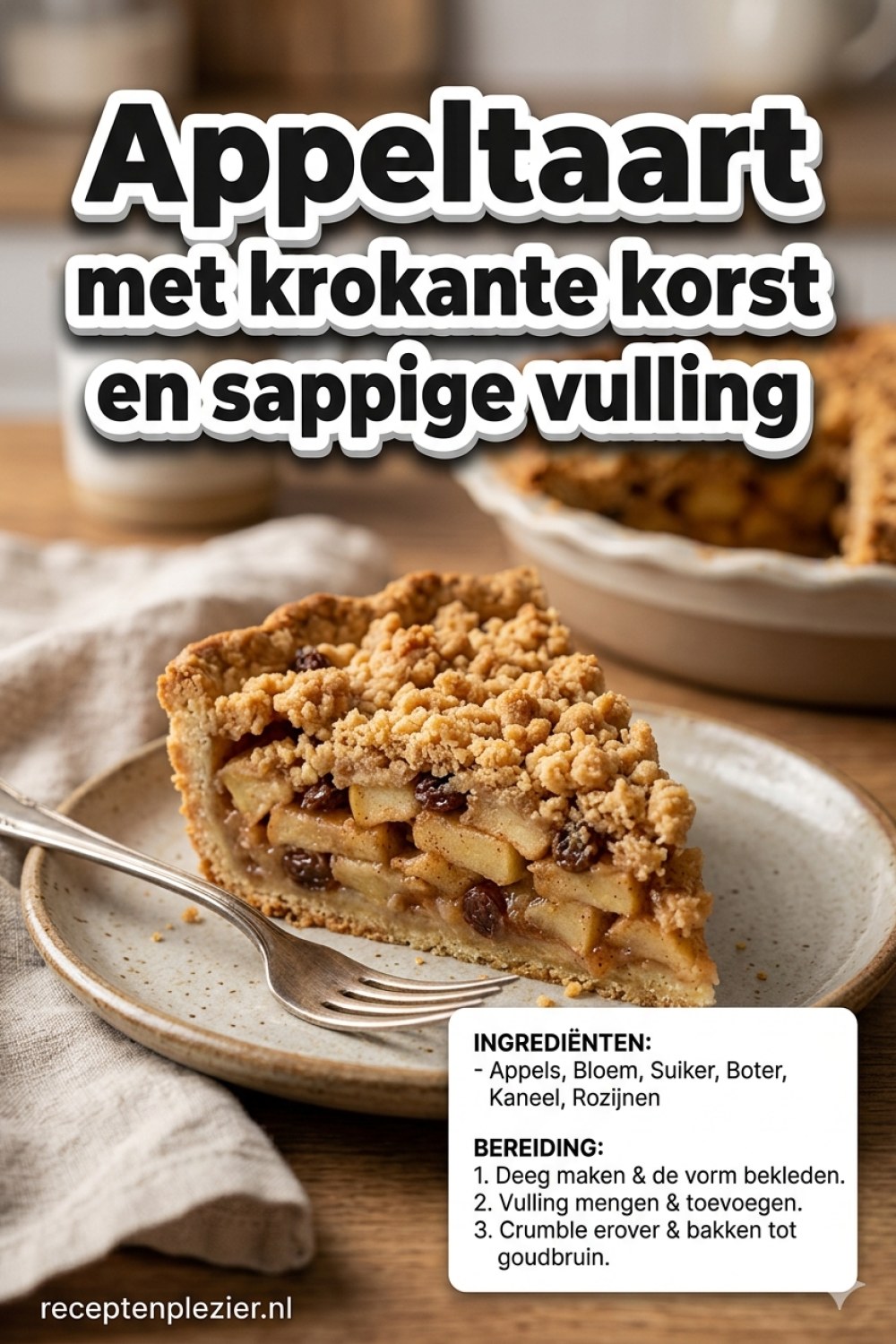 Appeltaart Recept - Krokante Korst, Sappige Vulling