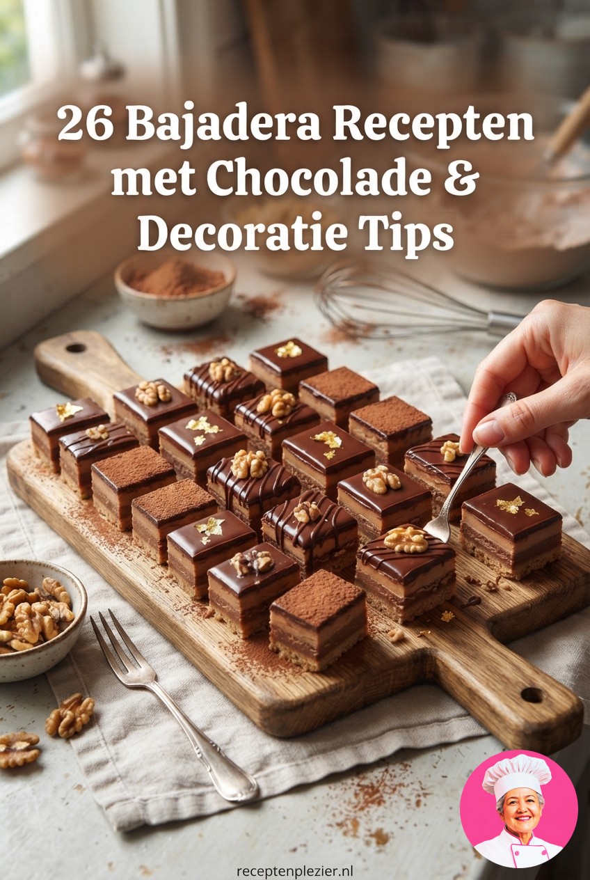 26 Bajadera Recepten met Chocolade & Decoratie Tips