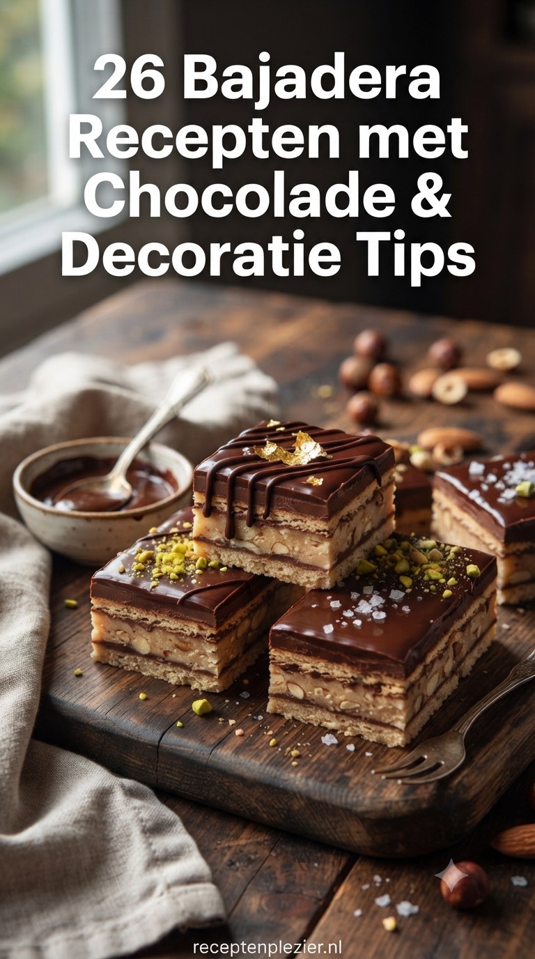 26 Bajadera Recepten met Chocolade & Decoratie Tips