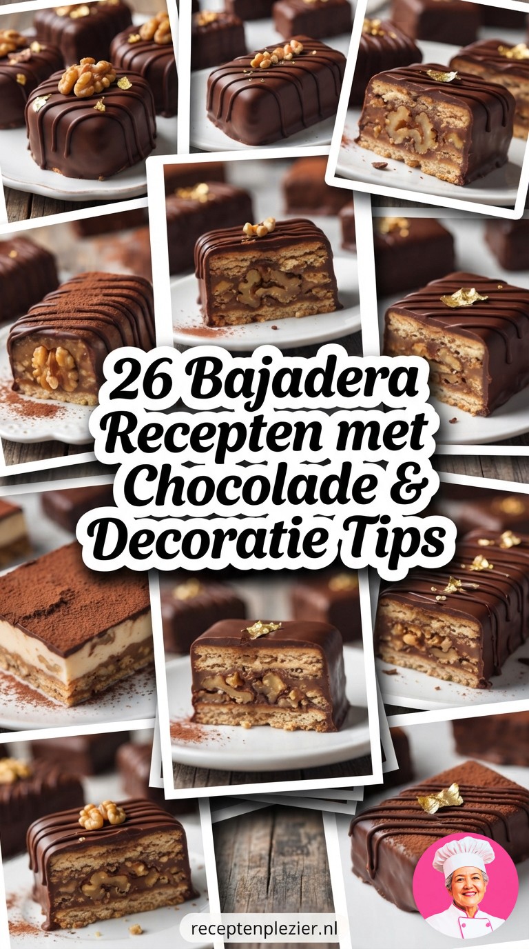 26 Bajadera Recepten met Chocolade & Decoratie Tips