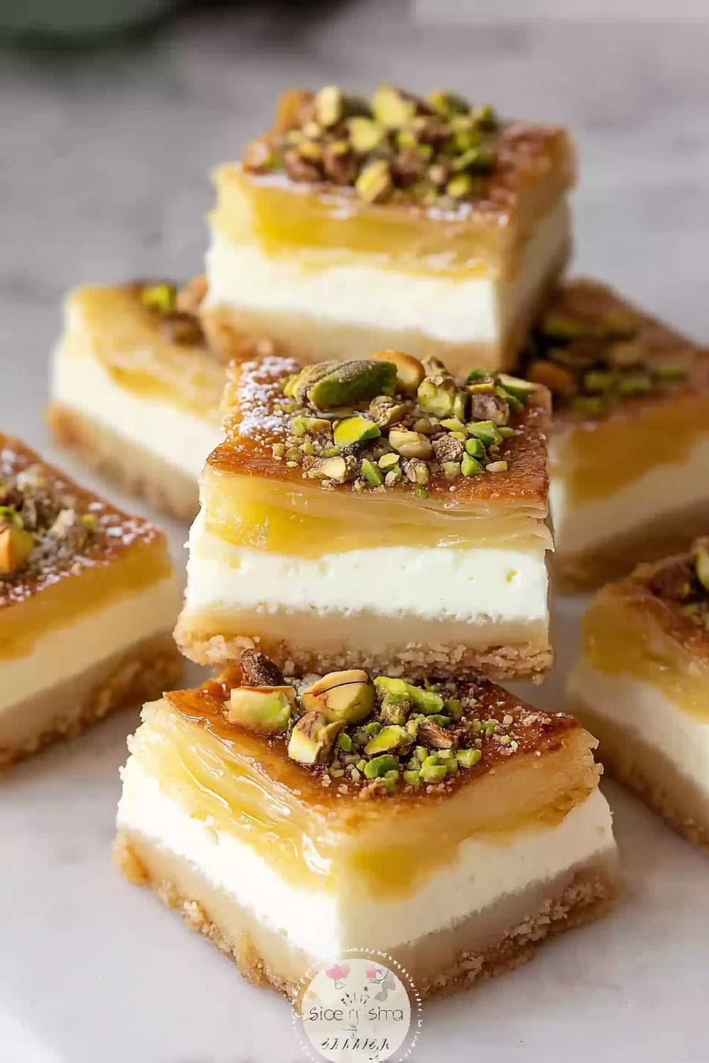 Gelaagde Baklava Dessert Bars