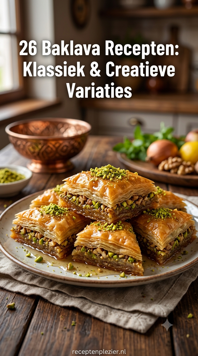 26 Baklava Recepten: Klassiek & Creatieve Variaties