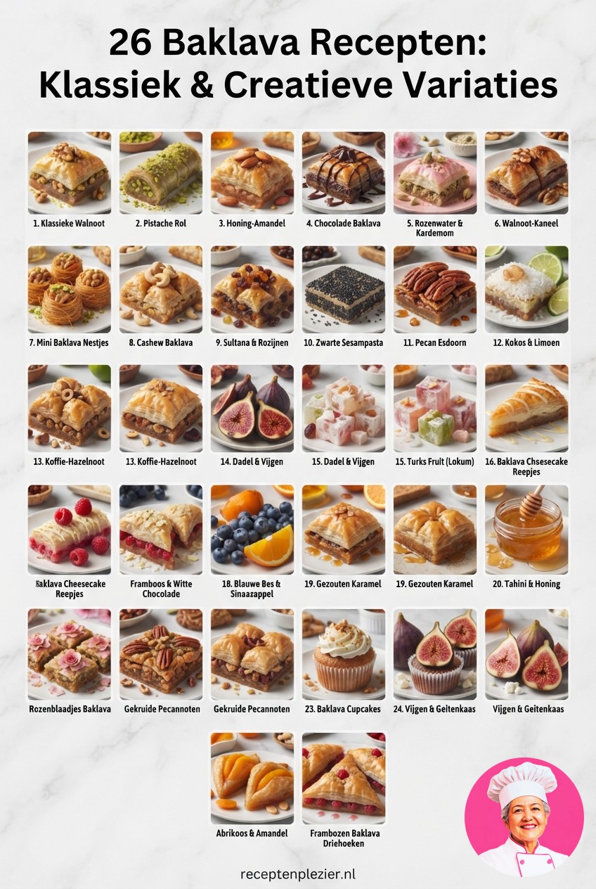 26 Baklava Recepten: Klassiek & Creatieve Variaties