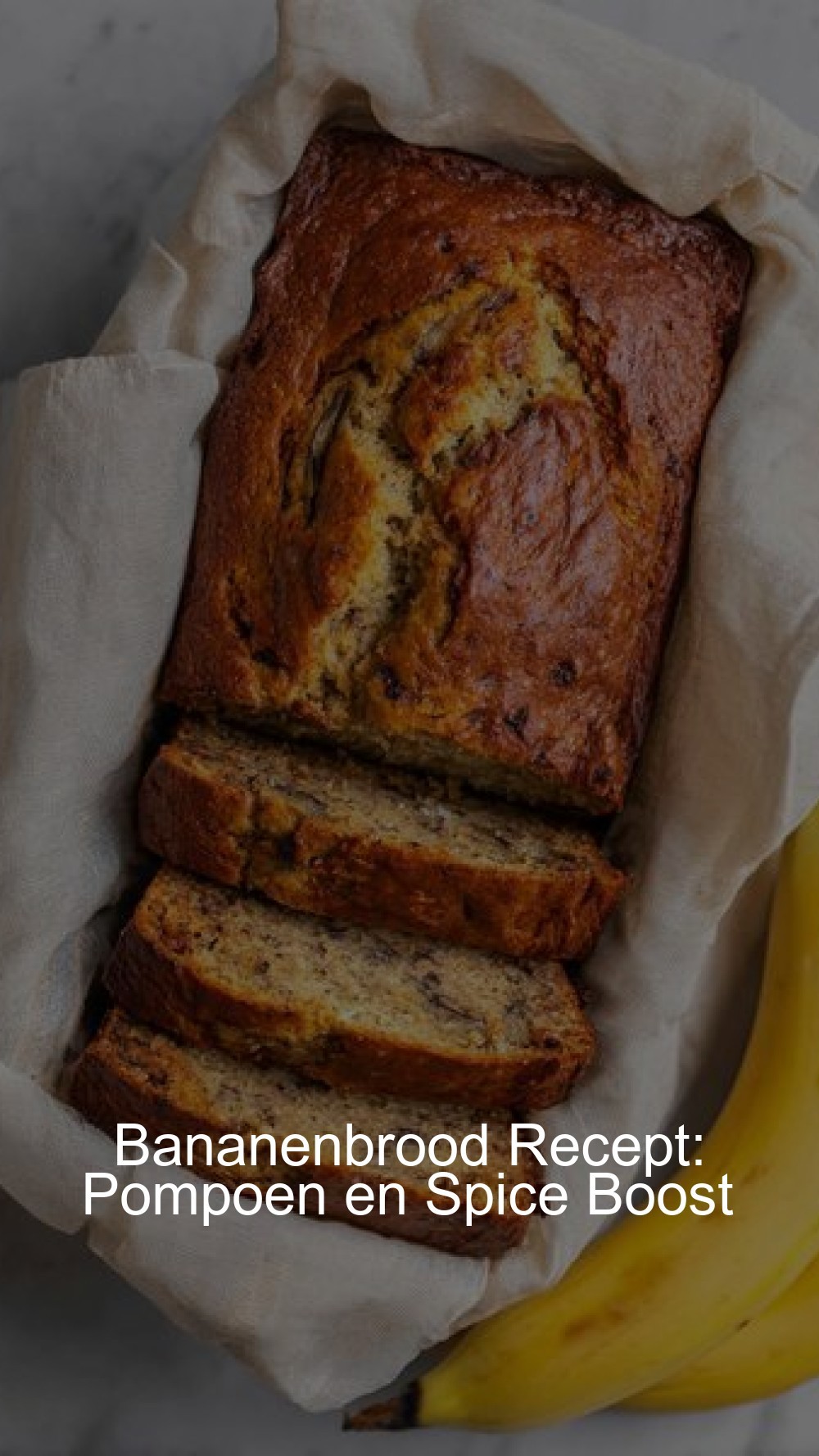 Bananenbrood Recept: Pompoen en Spice Boost
