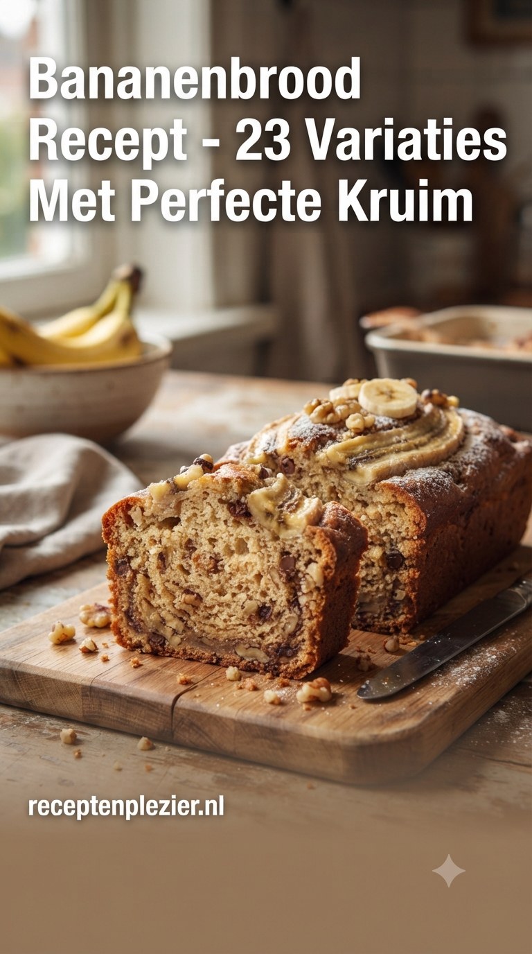 Bananenbrood Recept - 23 Variaties Met Perfecte Kruim