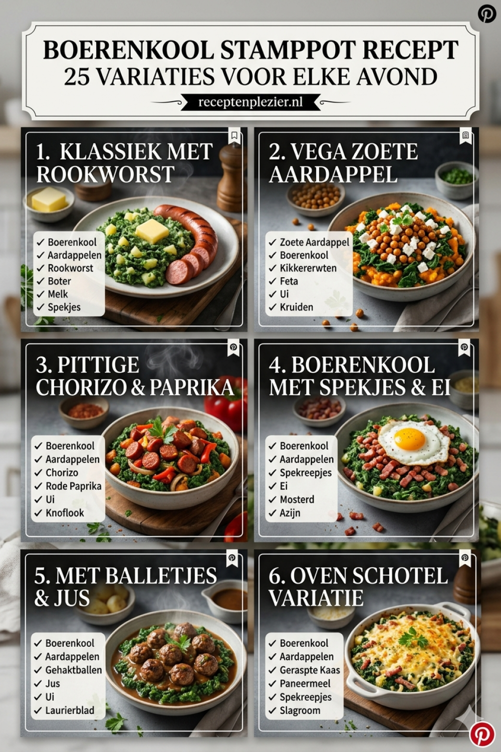 Boerenkool Stamppot Recept - 25 Heerlijke Variaties