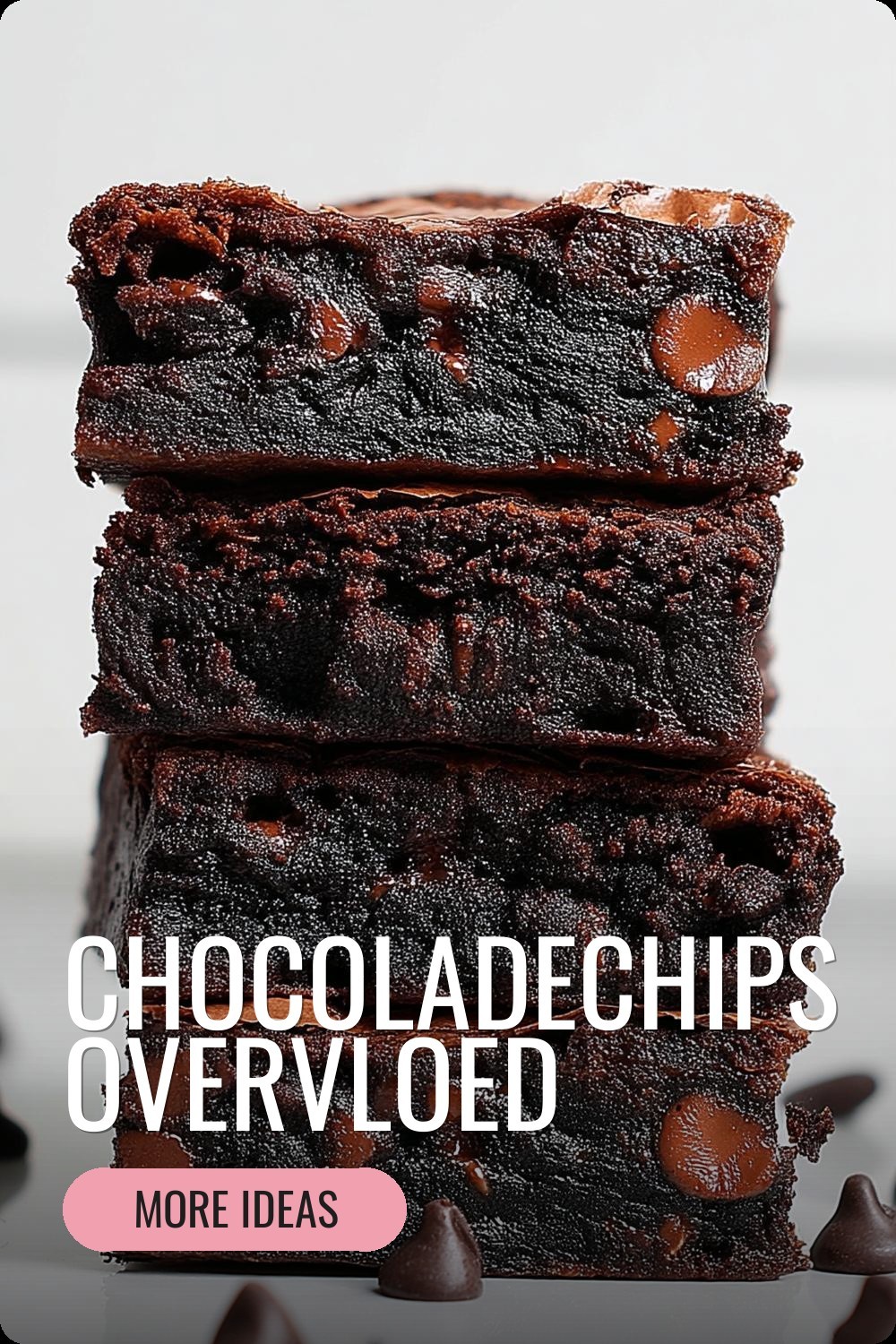 Chocoladechips Overvloed