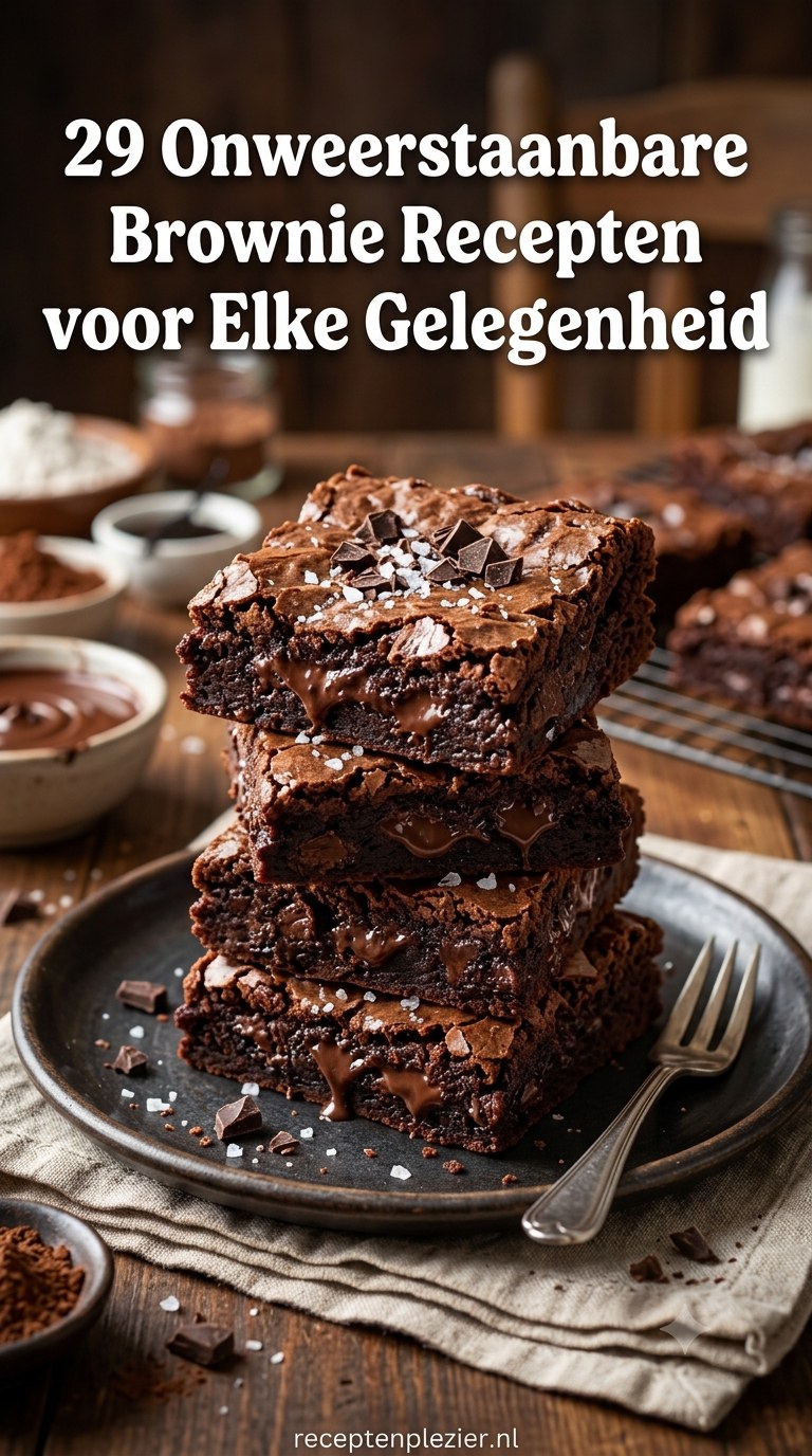 29 Onweerstaanbare Brownie Recepten voor Elke Gelegenheid