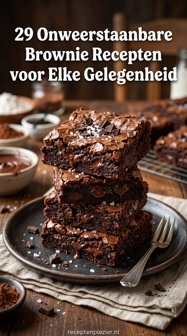29 Onweerstaanbare Brownie Recepten voor Elke Gelegenheid