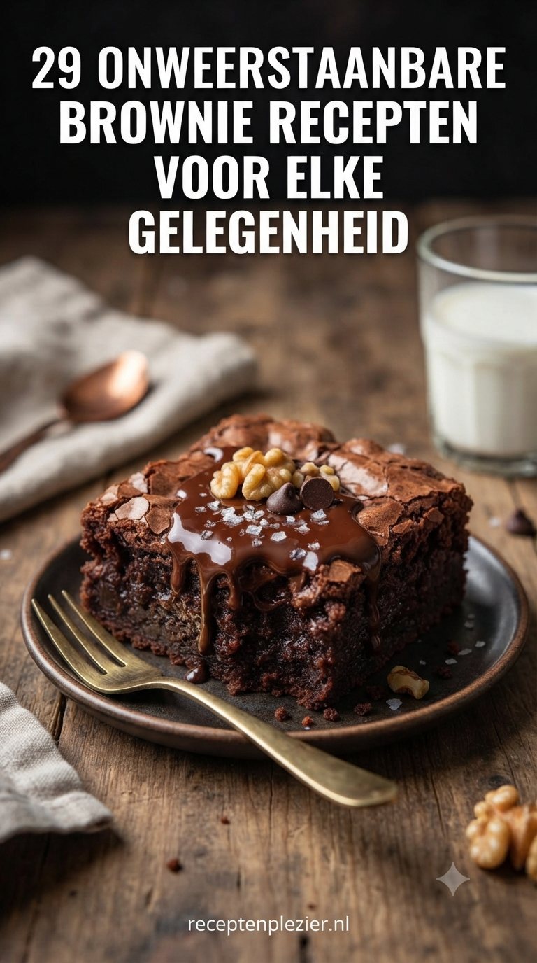 29 Onweerstaanbare Brownie Recepten voor Elke Gelegenheid