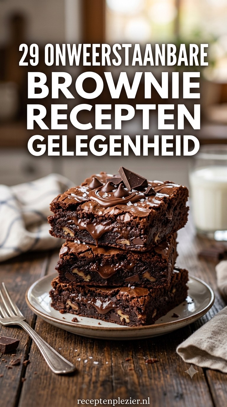 29 Onweerstaanbare Brownie Recepten voor Elke Gelegenheid