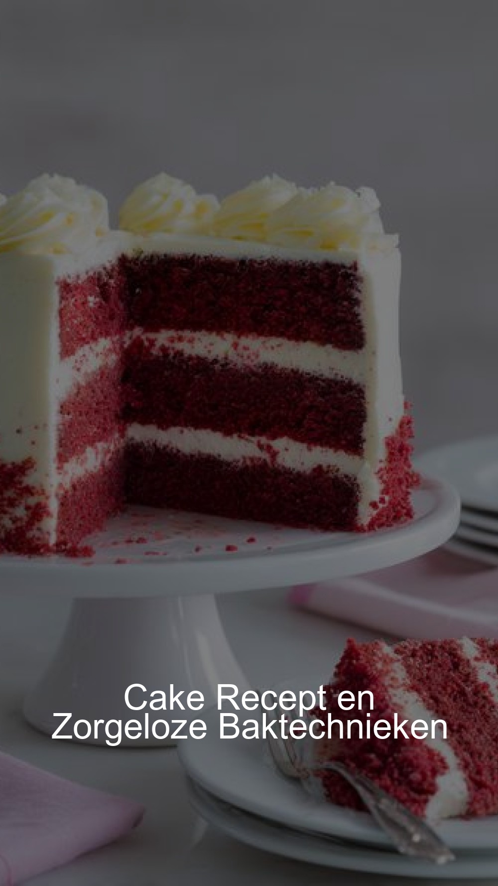 Cake Recept en Zorgeloze Baktechnieken