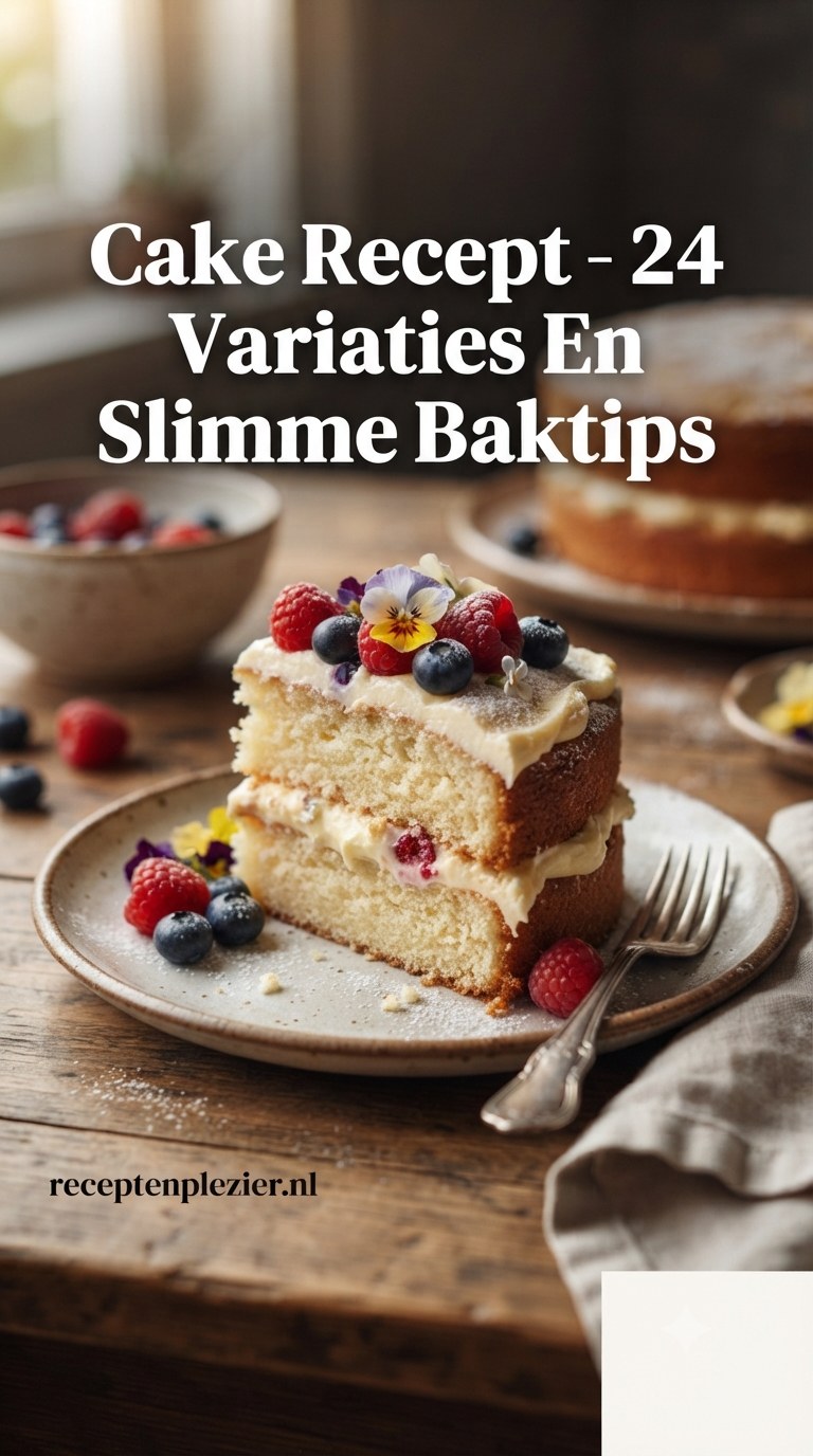 Cake Recept - 24 Variaties En Slimme Baktips