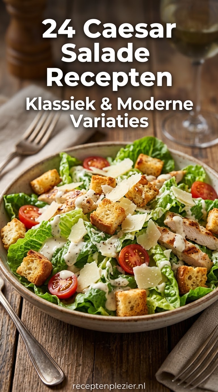 24 Caesar Salade Recepten - Klassiek & Moderne Variaties